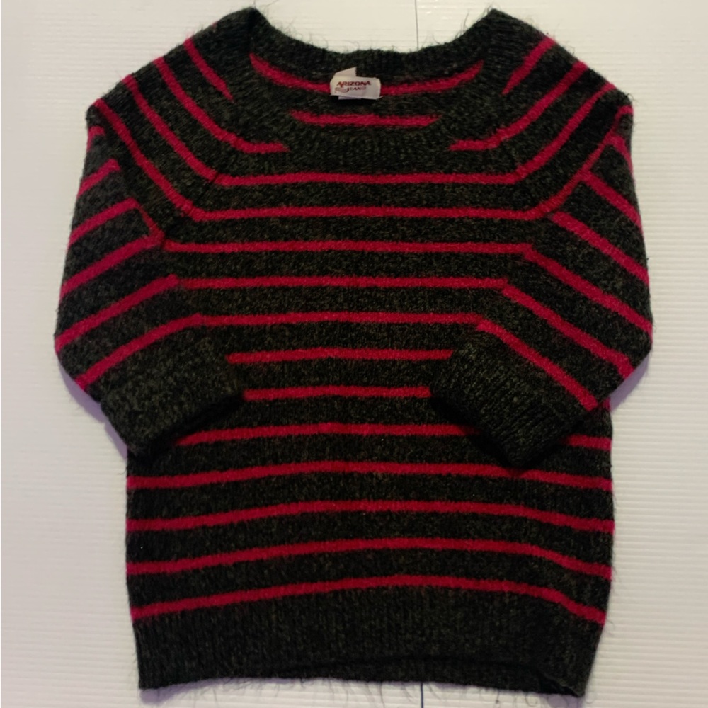 Arizona Jean Co Soft Striped Sweater | Girls 12